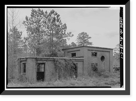 Pyne Red Ore Mine, Boiler House, State Route 150, Bessemer, Jefferson County, AL, Antique Poster