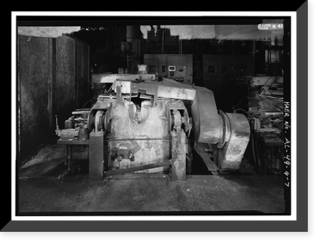 Stockham Pipe & Fittings Company, Brass Foundry, 4000 Tenth Avenue North, Birmingham, Jefferson County, AL - 7, Vintage Print