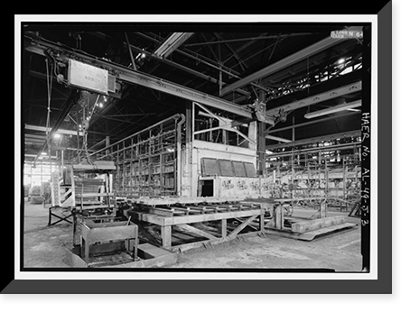 Stockham Pipe & Fittings Company, Malleable Annealing Building, 4000 Tenth Avenue North, Birmingham, Jefferson County, AL - 3, Antique Poster