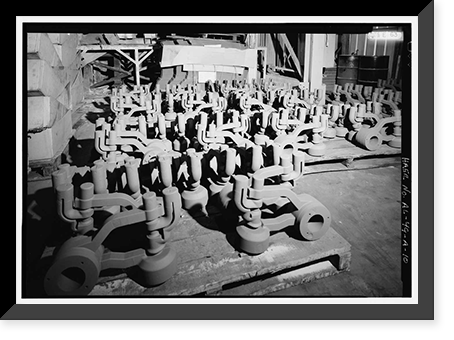 Stockham Pipe & Fittings Company, Grey Iron Foundry, 4000 Tenth Avenue North, Birmingham, Jefferson County, AL - 10, Antique Wall Art