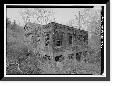 Sloss Red Ore Mine No. 2, Hoist House, Birmingham vicinity, Jefferson County, AL - 2, Vintage Wall Art