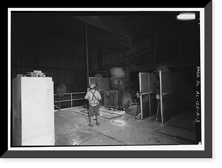 Southern Ductile Casting Company, Melting, 2217 Carolina Avenue, Bessemer, Jefferson County, AL - 3, Historic Print