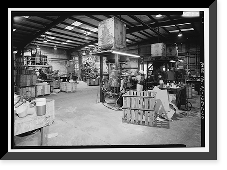 Southern Ductile Casting Company, Core Making, 2217 Carolina Avenue, Bessemer, Jefferson County, AL - 10, Antique Poster