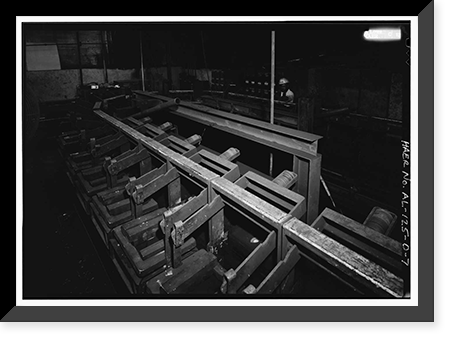 Historic Framed Print, Southern Ductile Casting Company, Casting, 2217 Carolina Avenue, Bessemer, Jefferson County, AL - 7,  17-7/8" x 21-7/8"