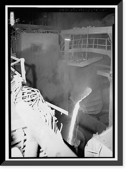 U.S. Steel, Fairfield Works, Q-Bop Furnace, North of Valley Road & West of Ensley, Pleasant Gr, Fairfield, Jefferson County, AL - 5 Classic, Antique Wall Art