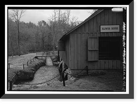 Tannehill Furnace, 12632 Confederate Parkway, Tannehill Historical St, Bucksville, Tuscaloosa County, AL - 11, Vintage Print