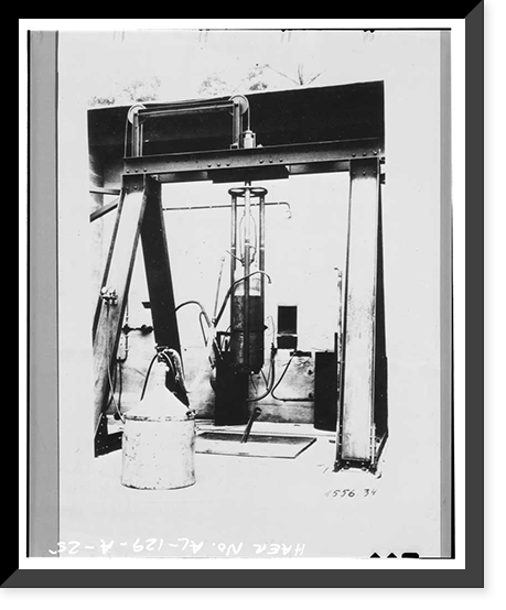 Marshall Space Flight Center, Redstone Rocket (Missile) Test Stand, Dodd Road, Huntsville vicinity, Madison County, AL - 25, Vintage Poster
