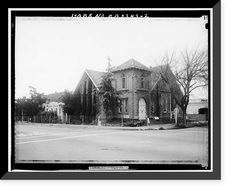 First Nazarene Church of Ontario, 126 East C Street, Ontario, San Bernardino County, CA - 2 Classic, Historic Reproduction