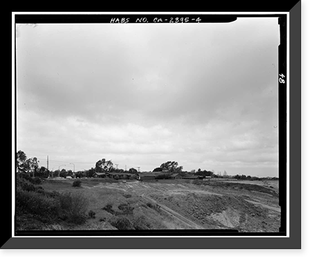 Historic Framed Print, Buffalo Ranch, 2418 MacArthur Boulevard, Irvine, Orange County, CA - 4,  17-7/8" x 21-7/8"