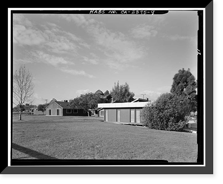 Historic Framed Print, Buffalo Ranch, 2418 MacArthur Boulevard, Irvine, Orange County, CA - 9,  17-7/8" x 21-7/8"