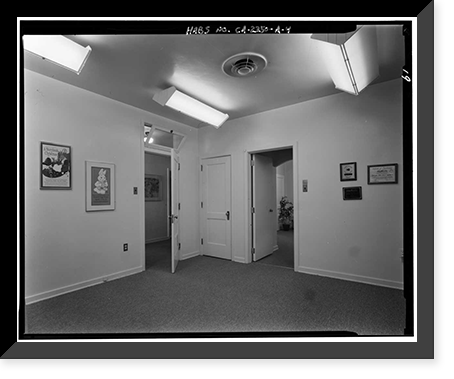 Lancaster County Center, Health Center Office, 4845 Cedar Avenue, Lancaster, Los Angeles County, CA - 4 Classic, Vintage Wall Art