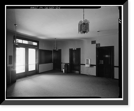 Lancaster County Center, Memorial Hall & Courthouse/Library, 4845 Cedar Avenue, Lancaster, Los Angeles County, CA - 6, Vintage Poster