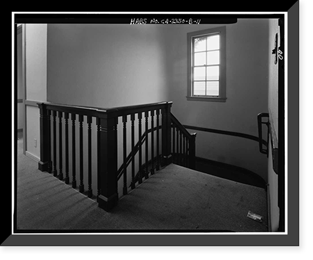 Lancaster County Center, Memorial Hall & Courthouse/Library, 4845 Cedar Avenue, Lancaster, Los Angeles County, CA - 11, Antique Poster