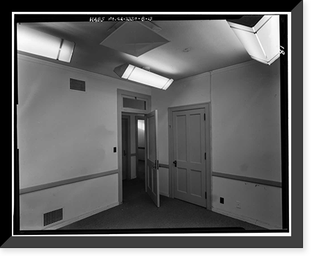 Lancaster County Center, Memorial Hall & Courthouse/Library, 4845 Cedar Avenue, Lancaster, Los Angeles County, CA - 15, Historic Print