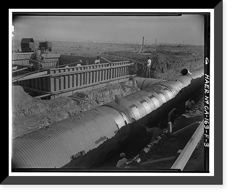 Jet Propulsion Laboratory Edwards Facility, Test Stand D, Edwards Air Force Base, Boron vicinity, Kern County, CA - 3, Vintage Wall Art