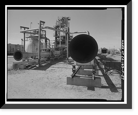 Jet Propulsion Laboratory Edwards Facility, Test Stand D, Edwards Air Force Base, Boron vicinity, Kern County, CA - 27, Vintage Poster