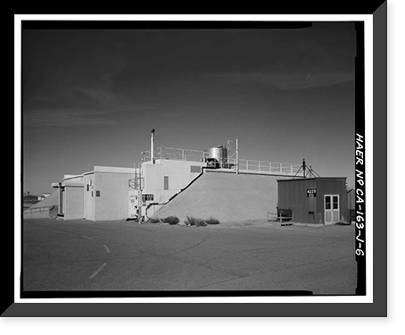 Jet Propulsion Laboratory Edwards Facility, Control & Recording Center, Edwards Air Force Base, Boron vicinity, Kern County, CA - 6, Antique Print