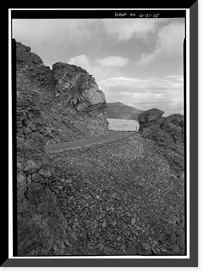 Trail Ridge Road, Between Estes Park & Grand Lake, Estes Park vicinity, Larimer County, CO - 15, Vintage Print