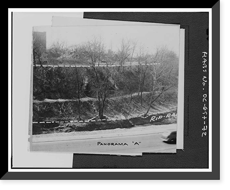 Rock Creek & Potomac Parkway, Washington, District of Columbia, DC - 72, Vintage Print