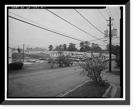 Fort McPherson, World War II Station Hospital, Structures, Bordered by Hardee & Thorne Avenues & Howe Street, Atlanta, Fulton County, GA, Antique Wall Art
