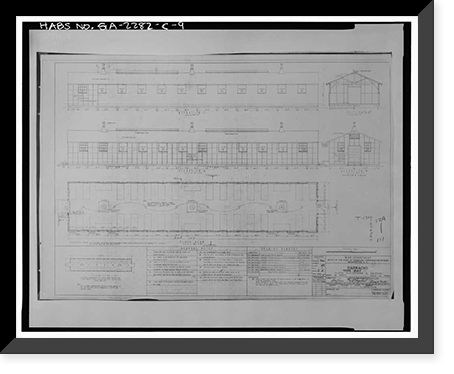 Fort McPherson, World War II Station Hospital, G. U. Treatment Unit Barracks, Nininger Way, Atlanta, Fulton County, GA - 9, Vintage Wall Art