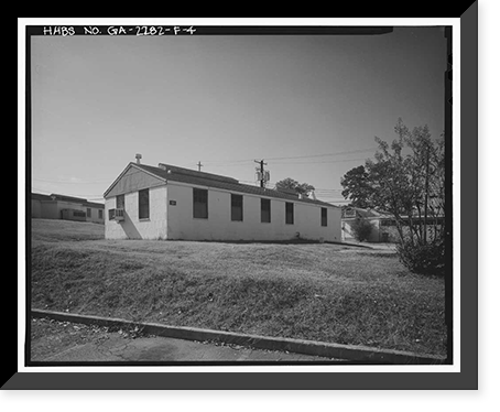Fort McPherson, World War II Station Hospital, G. U. Treatment Unit Lavatory, Hood Avenue, Atlanta, Fulton County, GA - 4 Classic, Vintage Print