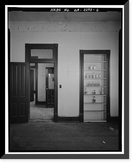 Springer-Bize-Farley House, 934 Fifth Avenue, Columbus, Muscogee County, GA - 6, Antique Poster