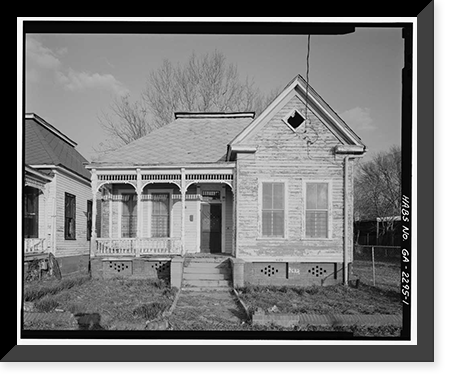 Historic Framed Print, Springer-Bize-Coffee House, 930 Fifth Avenue, Columbus, Muscogee County, GA,  17-7/8" x 21-7/8"