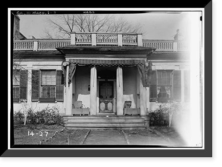 Kenworthy Hall, State Highway 14 (Greensboro Road), Marion, Perry County, AL - 25, Antique Print