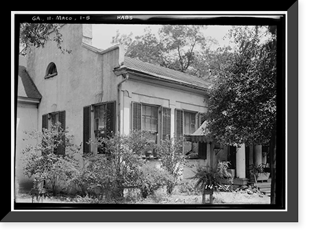 Jerry Cowles House, 4596 Rivoli Drive (moved from 519 Walnut Street), Macon, Bibb County, GA - 5 Classic, Vintage Wall Art