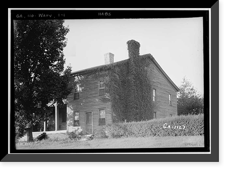Eagle Tavern, Macon Road, Watkinsville, Oconee County, GA, Historic Print