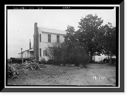 Gachette House, Barnesville vicinity, Pike County, GA, Historic Reproduction