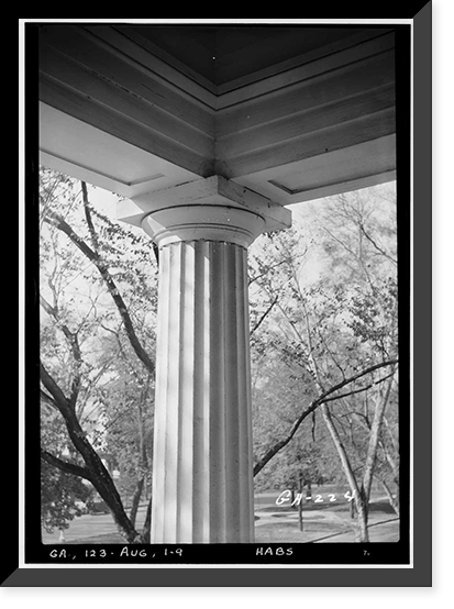 Clanton-Vason-Coleman House, 503 Greene Street, Augusta, Richmond County, GA - 8, Historic Print