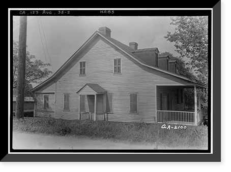 Meadow Garden, Nelson Street, Augusta, Richmond County, GA - 2, Historic Reproduction