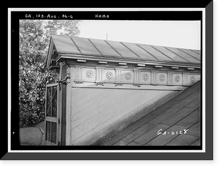 Ware-Sibley-Clark House, 506 Telfair Street, Augusta, Richmond County, GA - 6 Classic, Antique Poster