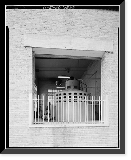 Enterprise Manufacturing Company, 1450 Greene Street, Augusta Canal, Augusta, Richmond County, GA - 12, Vintage Print