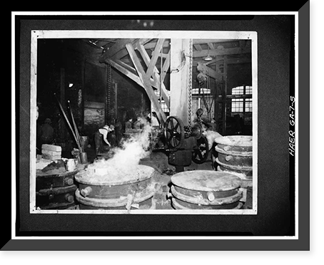 Georgia Iron Works, 620-640 Twelfth Street, Augusta Canal, Augusta, Richmond County, GA - 5, Antique Poster