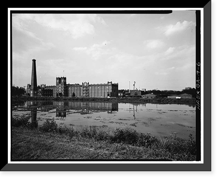 Sibley Manufacturing Company, 1717 Goodrich Street, Augusta Canal, Augusta, Richmond County, GA - 6, Vintage Print