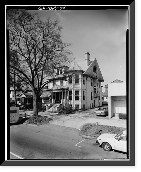 Greene Street Historic District, Greene Street, Gordon Highway to Augusta Canal Bri, Augusta, Richmond County, GA - 58, Antique Wall Art