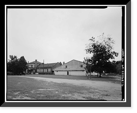 Plains School, Gymnasium, Bond Street (opposite Paschal Street), Plains, Sumter County, GA - 6, Vintage Wall Art