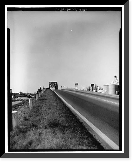 Tifton Bridge, U.S. Route 82/State Route 50 over Seaboard Coastli, Tifton, Tift County, GA, Vintage Wall Art