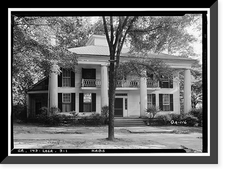 Culberson House, 207 Broad Street, La Grange, Troup County, GA Classic, Vintage Print