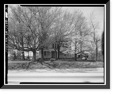 James Berrien Upshaw Homeplace, U.S. Route 78 & County Road 56 (New Hope Church Ro, Between, Walton County, GA - 3, Antique Print