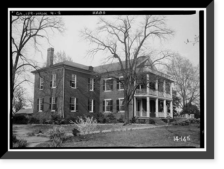 Gilbert-Alexander-Wright House, 312 North Alexander Avenue, Washington, Wilkes County, GA - 2, Historic Print