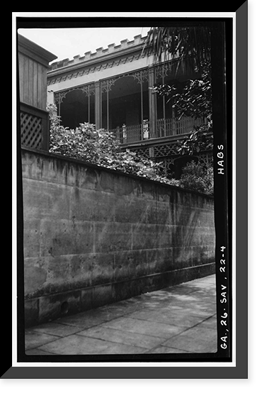 Green-Meldrim House, 327 Bull Street, Savannah, Chatham County, GA - 4, Antique Print