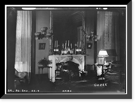Green-Meldrim House, 327 Bull Street, Savannah, Chatham County, GA - 9, Vintage Poster
