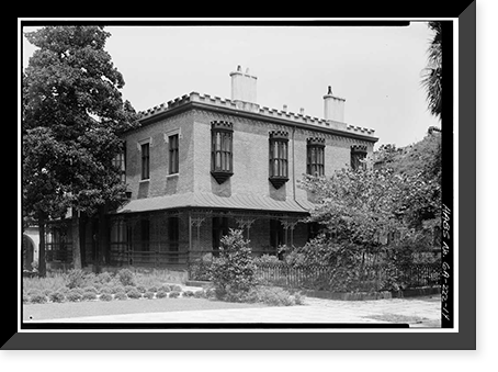 Green-Meldrim House, 327 Bull Street, Savannah, Chatham County, GA - 14 Classic, Historic Print