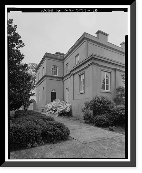 William Scarborough House, 41 West Broad Street, Savannah, Chatham County, GA - 18 Classic, Antique Poster