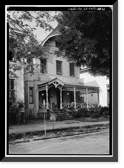 Savannah Victorian Historic District, Bounded by Gwinnett, East Broad, West Broad Street, Savannah, Chatham County, GA - 42, Antique Wall Art
