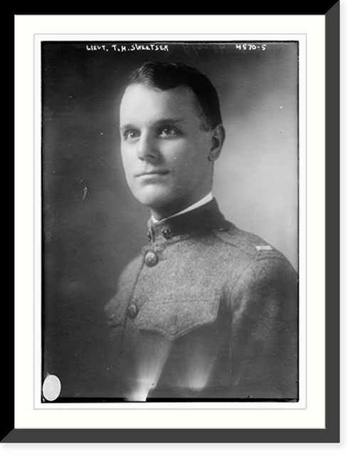 Historic Framed Print, Lt. T.H. Sweetser,  17-7/8" x 21-7/8"